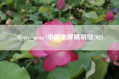 和田中国金牌榜明细2021