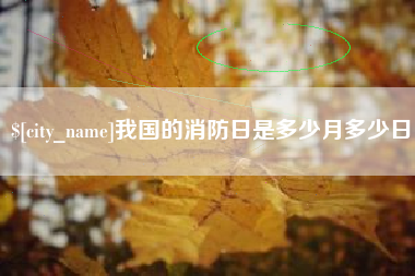 和田我国的消防日是多少月多少日