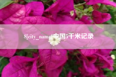 和田中国5千米记录