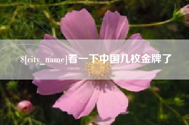 和田看一下中国几枚金牌了