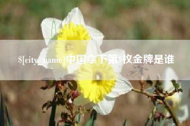 和田中国拿下第9枚金牌是谁