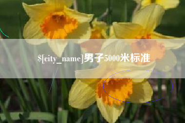 和田男子5000米标准