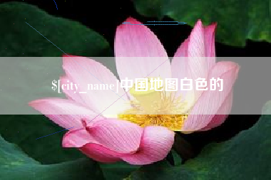 和田中国地图白色的
