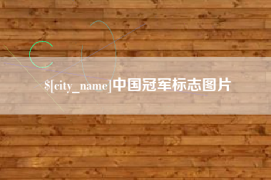 和田中国冠军标志图片