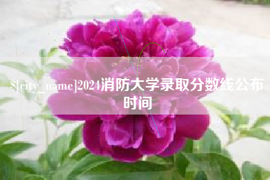 和田2024消防大学录取分数线公布时间