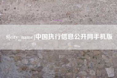 和田中国执行信息公开网手机版