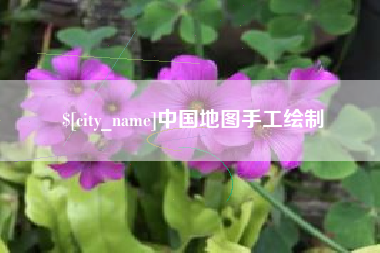 和田中国地图手工绘制
