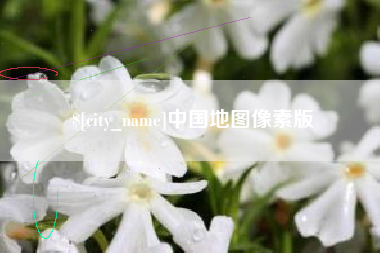 和田中国地图像素版