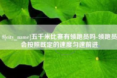和田五千米比赛有领跑员吗-领跑员会按照既定的速度匀速前进