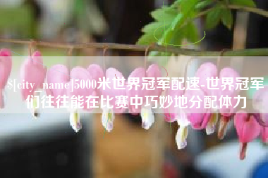 和田5000米世界冠军配速-世界冠军们往往能在比赛中巧妙地分配体力