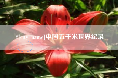 和田中国五千米世界纪录