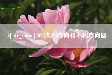 和田2025大利方向和不利方向图
