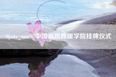 和田中国消防救援学院挂牌仪式